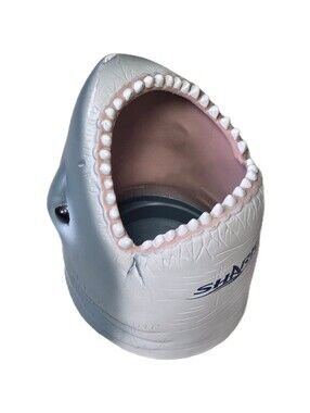 VTG 2003 SeaWorld Sharks Underwater Grill Rubber Shark Can Koozie Beer Beach Fun